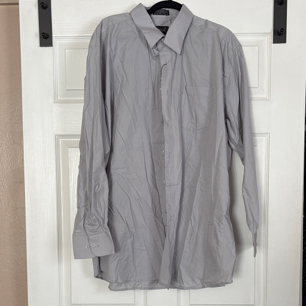 Omega Light Gray Shirt with Black Label